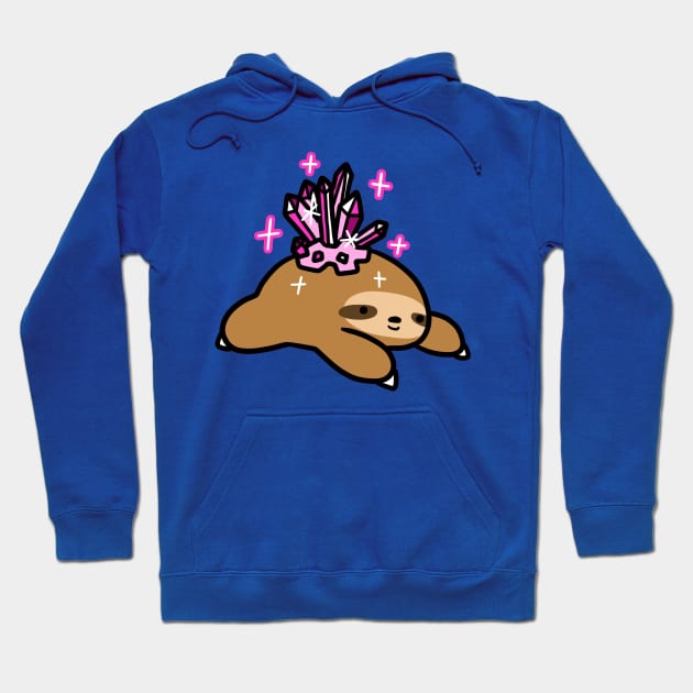 Rosequartz Sloth Hoodie by saradaboru